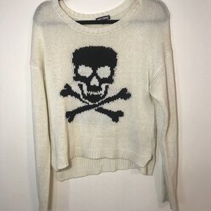 like new skull sweater